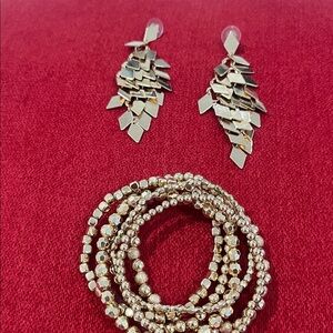 Elegant Gold-Tone Jewelry Set